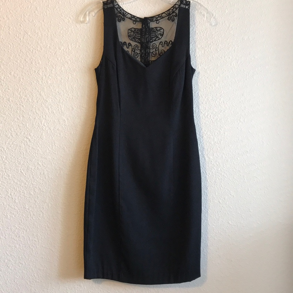 🌴Miss Ashlee Black Dress with Sheer Back🌴